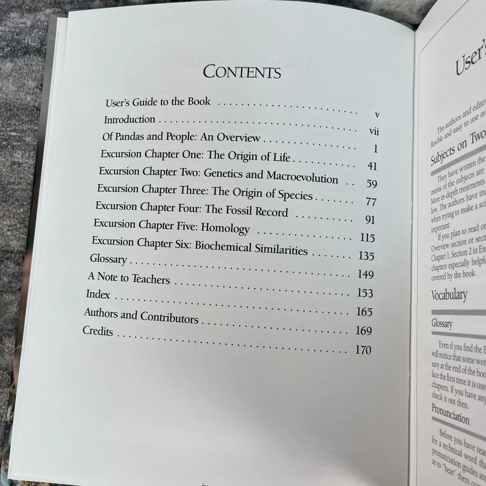 Of Pandas and People 2nd Edition Biological Origins Intelligent Design Vtg